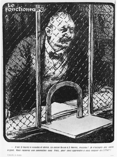 Le fonctionnaire, illustration de 